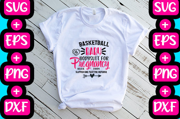 Basketball Baby Bodysuit Graphics for T-Shirt Designs