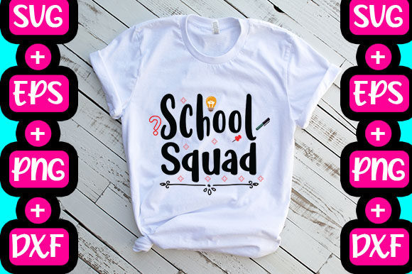 School Squad: Graphics & T-Shirt Designs for Real Client Projects