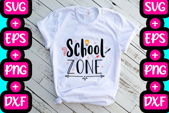 School Zone: Graphics & T-Shirt Designs for Local Branding