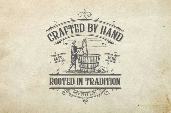 Vintage Graphics & Logos for Rustic Content Design
